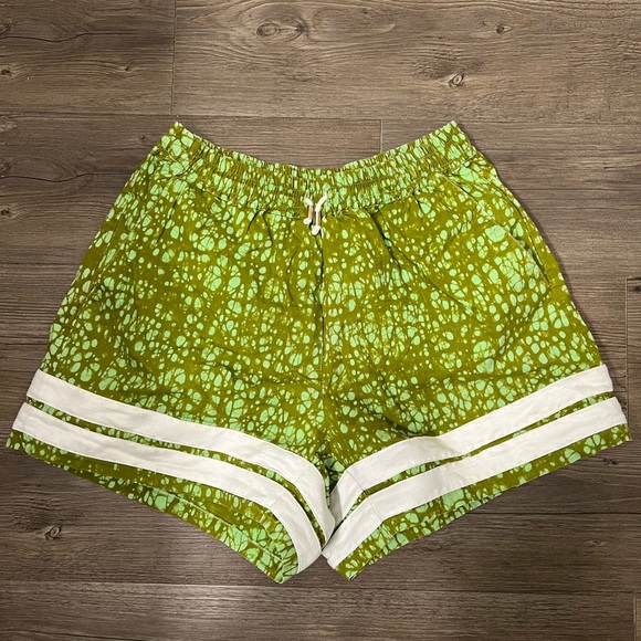 Maison Chateau Rouge Pants - Maison Chateau Rouge The Shorts in Bubble Green XS